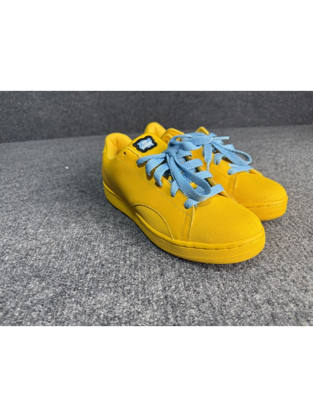 Ice Cream BBC Reebok Low Top Sneakers Yellow Blue Laces Mens 8.5 RB 702